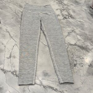 Beyond Yoga Striped High-Waisted Leggings